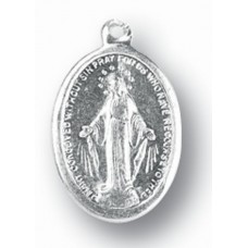 5/8" Aluminum Miraculous Medal